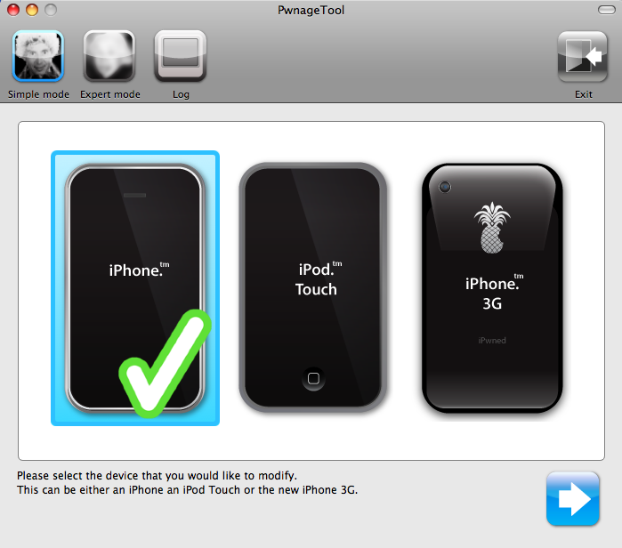 iphone 3G 2.0.1 jailbroken (pwned) already including winXP .. soon