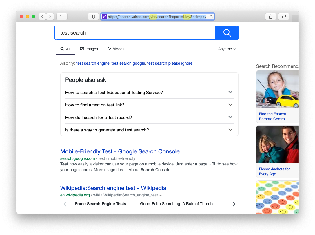 Landing page’s URL contains some sketchy clues Landing page’s URL contains some sketchy clues